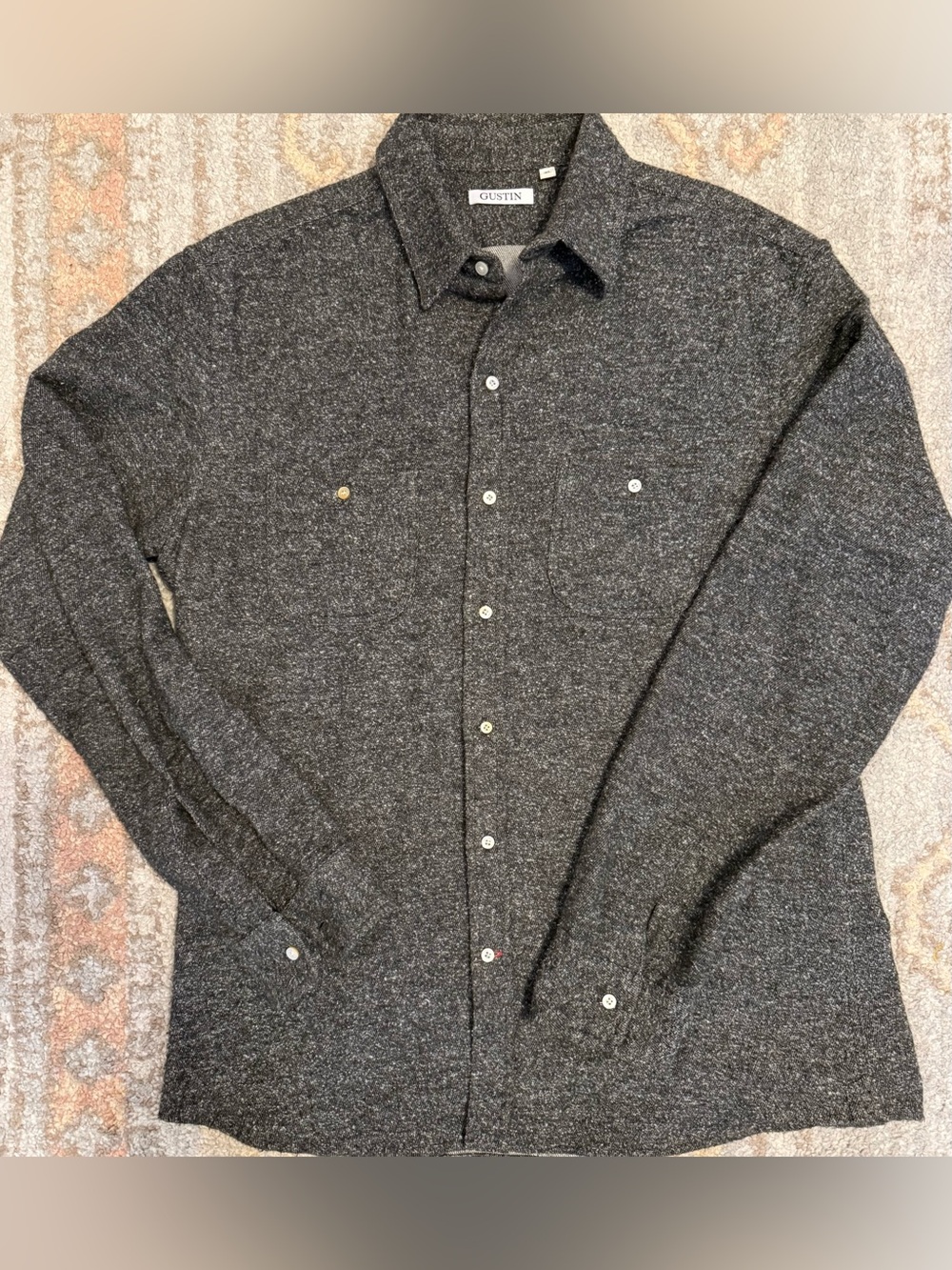 Gustin #539 Charcoal Monster Nep Flannel - XL